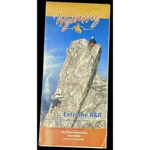 Wyoming 2004 Map Official State Travel Ephemera Trip Tourism Vacation Auto Atlas